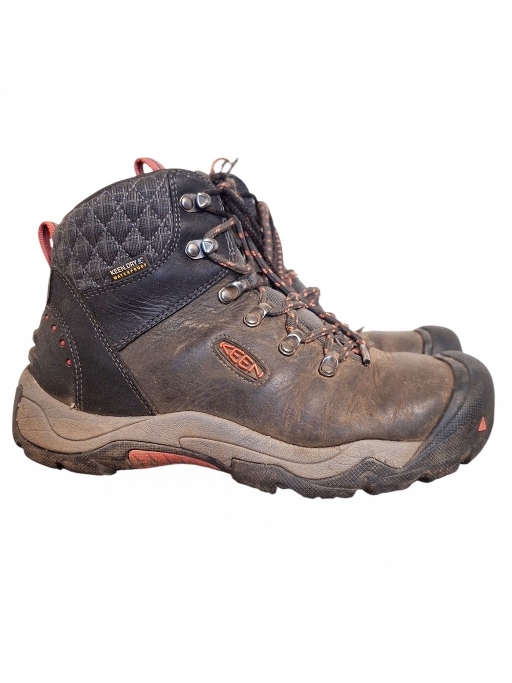 ✨️KEEN Women's Brown Hiking Boots - Rugged Waterproof Trail Boots! New Laces! - Picture 5 of 16